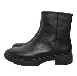 Fitflop Boots Womens 5 Black Minimalist Comfort Lightweight Capsule Wardrobe
